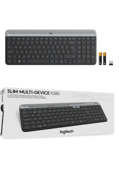Logitech K580 Slim 920-010624 Siyah Q Kablosuz Klavye - 8
