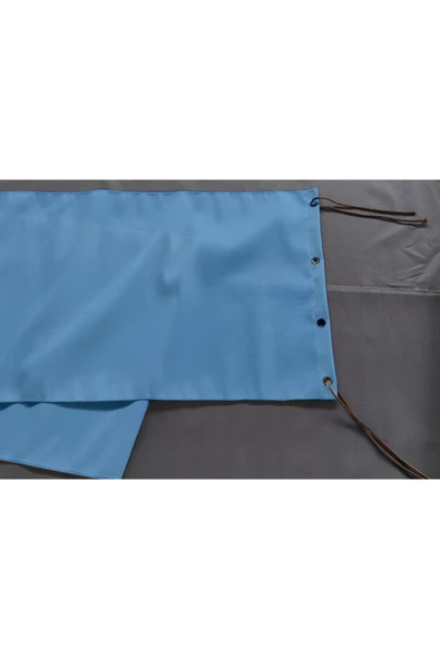 size ne lazım Mavi Su Geçirmez Oxford Kumaş Dekoratif Gölgelik 0.5m X 11m - Resim 3