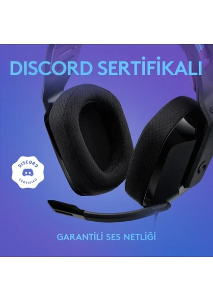 Logitech G335 981-000978 Siyah Kablolu Kulak Üstü Oyuncu Kulaklığı - 7