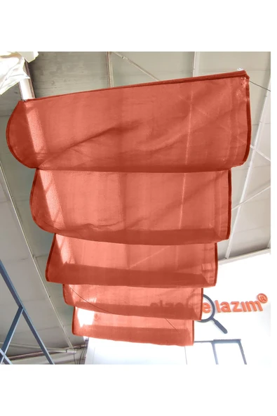 size ne lazım Teleskopik Açılıp-kapanabilir Gölgelik Tente Sistemi Kiremit Jüt 2m X 8m - Resim 3