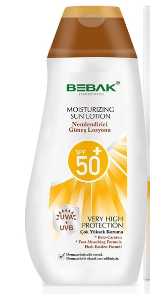 Bebak Nemlendirici Güneş Losyonu Spf50+ 200ml