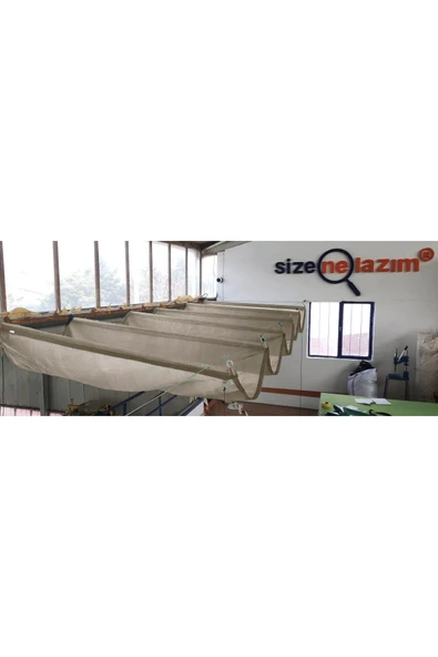 size ne lazım Teleskopik Açılıp-kapanabilir Gölgelik Tente Sistemi Krem Jüt 2m X 4m - Resim 2