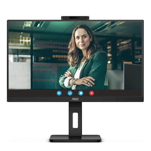 AOC 27" IPS Q27P3QW 4MS 75HZ HDMI-DP KURUMSAL PIVOT WEB KAMERALI MONİTÖR 2560X1440 ürün görseli