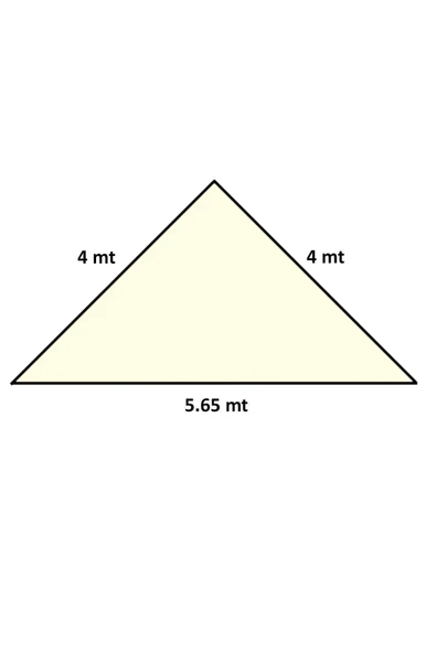 size ne lazım Sizenelazım Krem Jüt Üçgen Gölgelik 4x4x5.80mt - 2