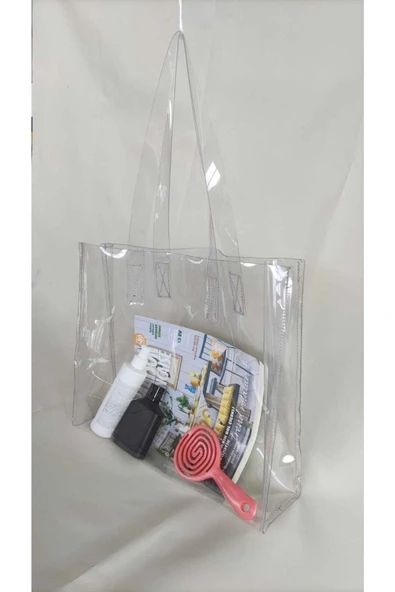 size ne lazım Şeffaf Plaj Çantası ürün görseli