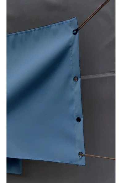 size ne lazım Mavi Su Geçirmez Oxford Kumaş Dekoratif Gölgelik 0.5m X 20m - 4