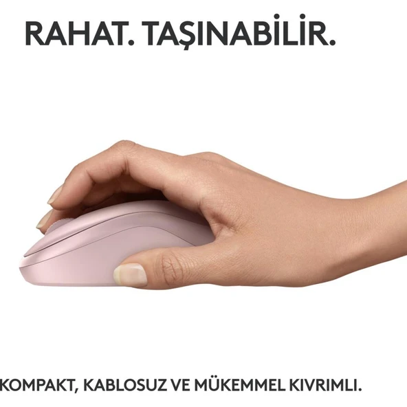 Logitech M240 Sessiz Bluetooth Mouse, Kablosuz, Kompakt, T - 5