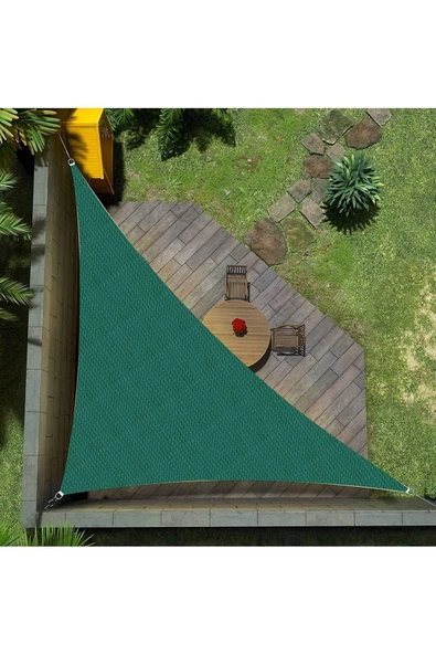 size ne lazım Sizenelazım Yeşil Jüt Üçgen Gölgelik 4x4x5,80 Mt ürün görseli