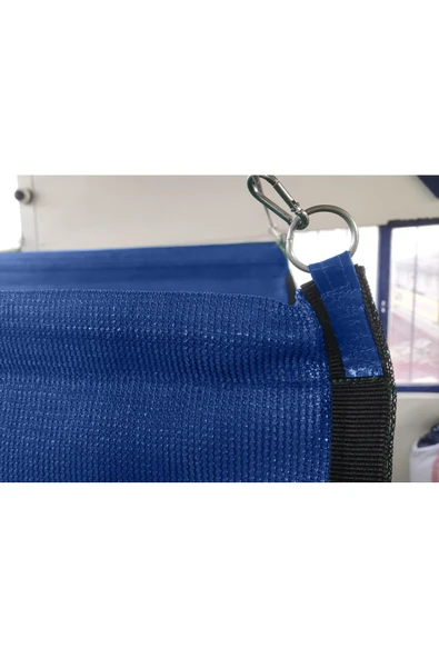 size ne lazım Teleskopik Açılıp-kapanabilir Gölgelik Tente Sistemi Mavi Jüt 2m X 7m - Resim 2