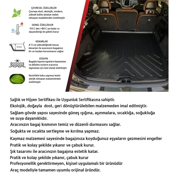 OtoLine Peugeot 208 2015 Model Bagaj Havuzu - 3