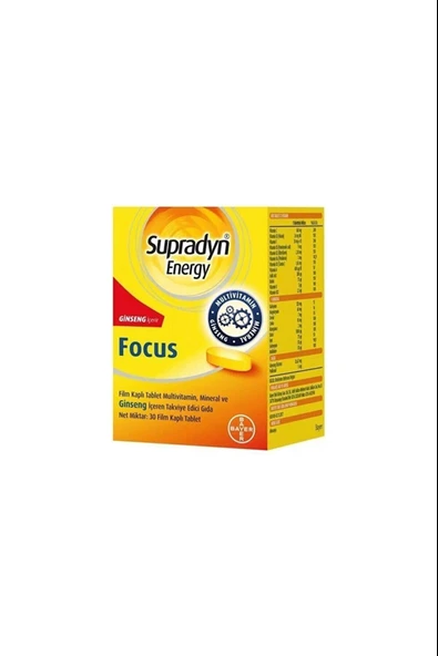 Supradyn Energy Focus 30 Tablet - 1