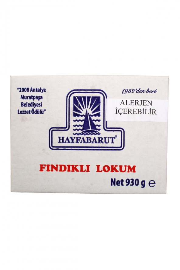 Fındıklı Lokum 930gr