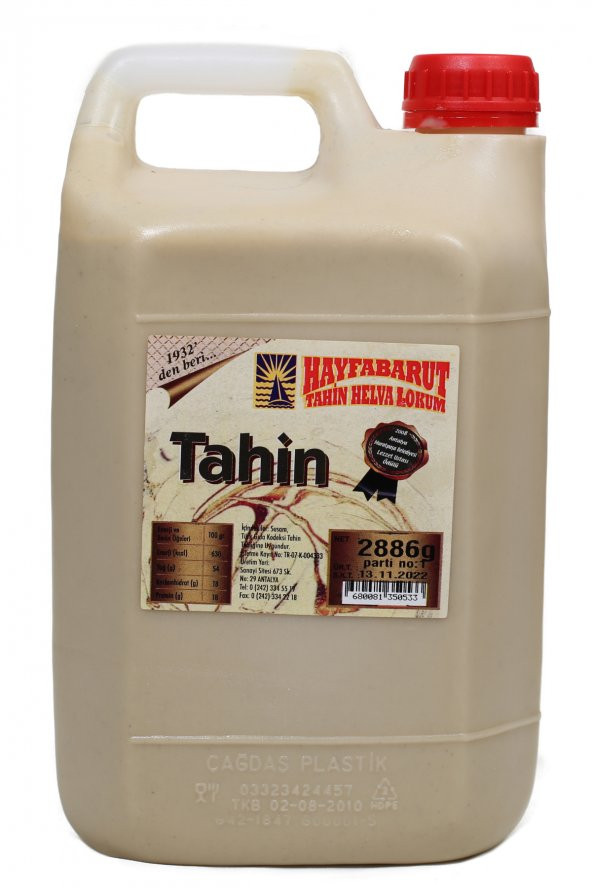 Taş Değirmen Tahin 2886gr