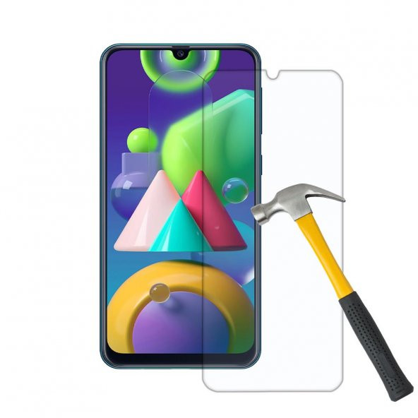 Samsung Galaxy M20 Uyumlu Kırılmaz Cam Ekran Koruyucu - 4