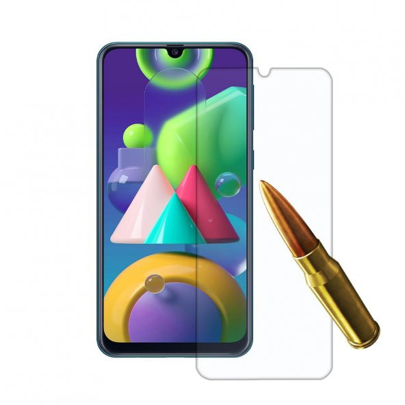 Samsung Galaxy M20 Uyumlu Kırılmaz Cam Ekran Koruyucu - 5