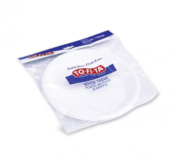 Plastik Tabak 10lu Büyük - 1