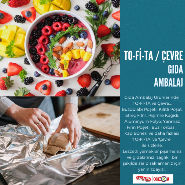 TO-Fİ-TA 80 ADET BUZDOLABI POŞETİ 4 AL 3 ÖDE ORTA BOY - 5