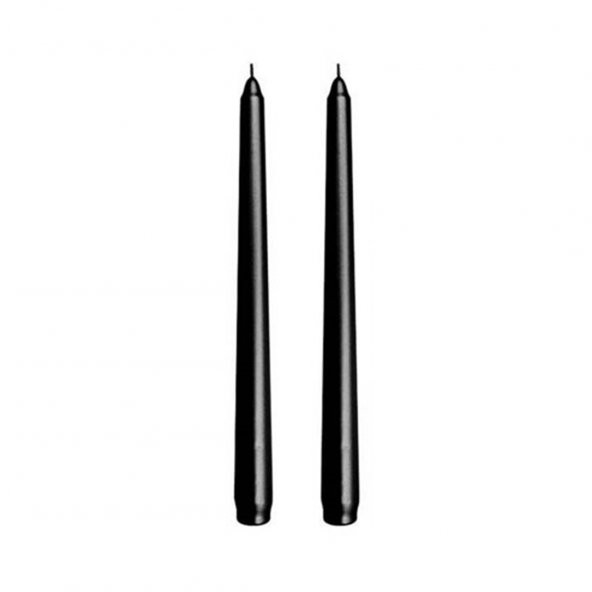 TO-Fİ-TA Şamdan Mum 2li 25 Cm Siyah