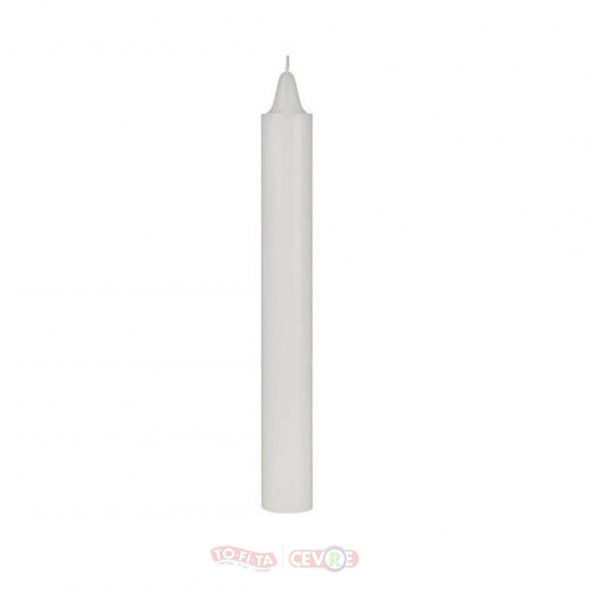 TO-Fİ-TA Beyaz Mum 6lı - 1 Mum: 14 cm - 2