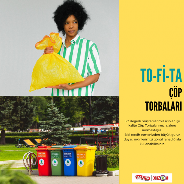 Orta Boy Büzgülü Limon Çöp Torbası 10lu 55 x 60 CM - 4
