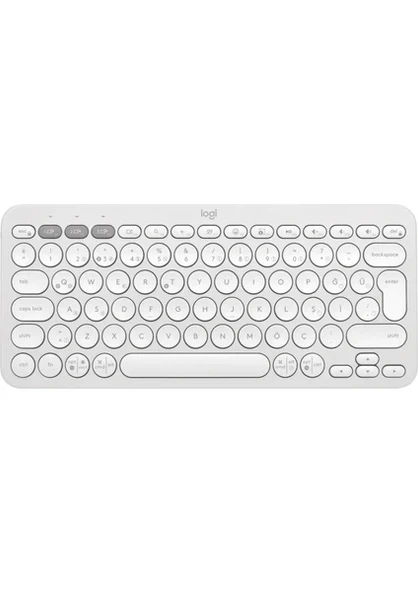 Logitech Pebble Keys 2 K380S 920-011860 Beyaz TKL Q Kablosuz Klavye