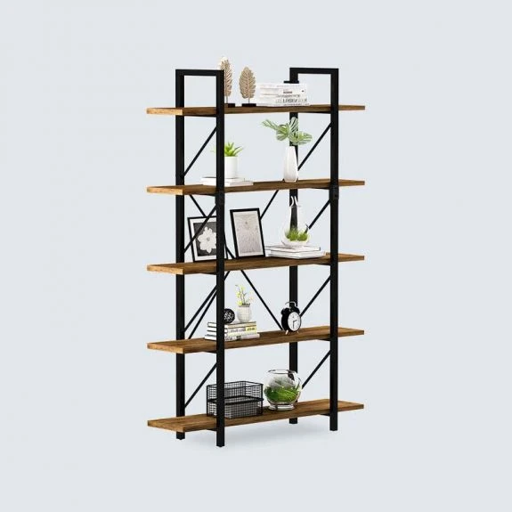 Kitaplık Ahşap Kitaplık Masif Kitaplık Çocuk ve Oturma Odası Kitaplık - 4