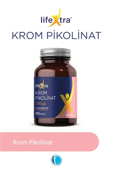 Lifextra Krom 90 Bitkisel Kapsul Krom Pikolinat ürün görseli 1