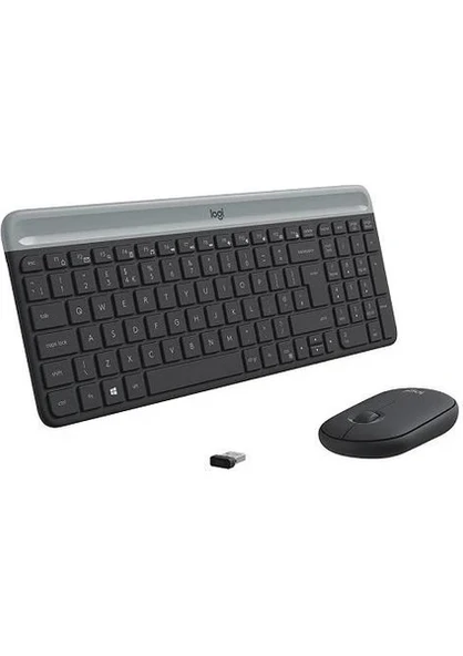 Logitech MK470 920-009435 Siyah Kablosuz Klavye Mouse Seti