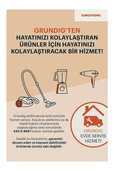 GRUNDIG VCP 5030 DİKEY ŞARJLI ELK.SÜPÜRGESİ - 6