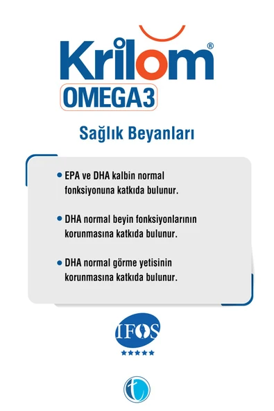 Krilom Omega 3 100 Yumuşak Kapsül Balık Yağı - Resim 5