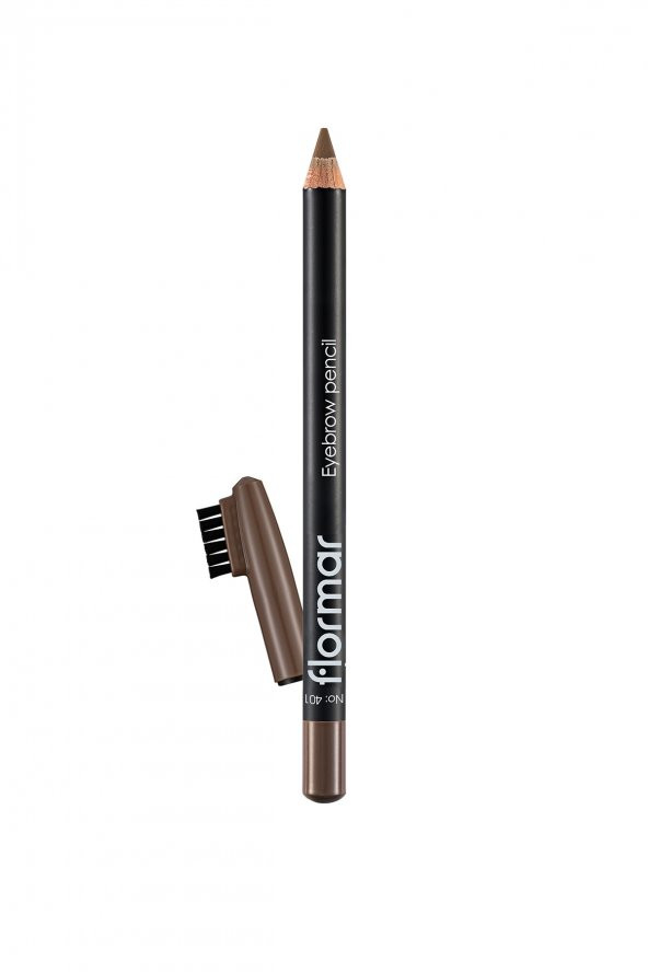 Flormar Özel Fırça Kapaklı Kaş Kalemi (Açık Kahverengi) - Eyebrow Pencil - 401 - 8690604109418 0717005 - 2