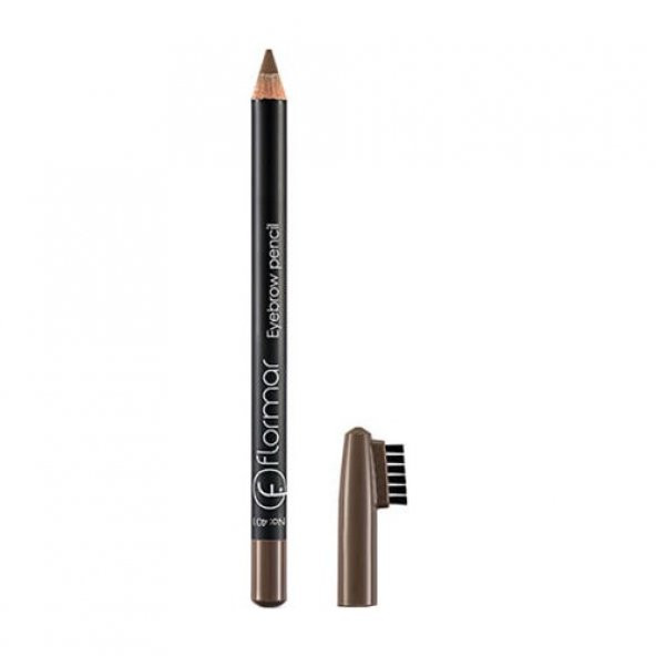 Flormar Özel Fırça Kapaklı Kaş Kalemi (Açık Kahverengi) - Eyebrow Pencil - 401 - 8690604109418 0717005 - 5