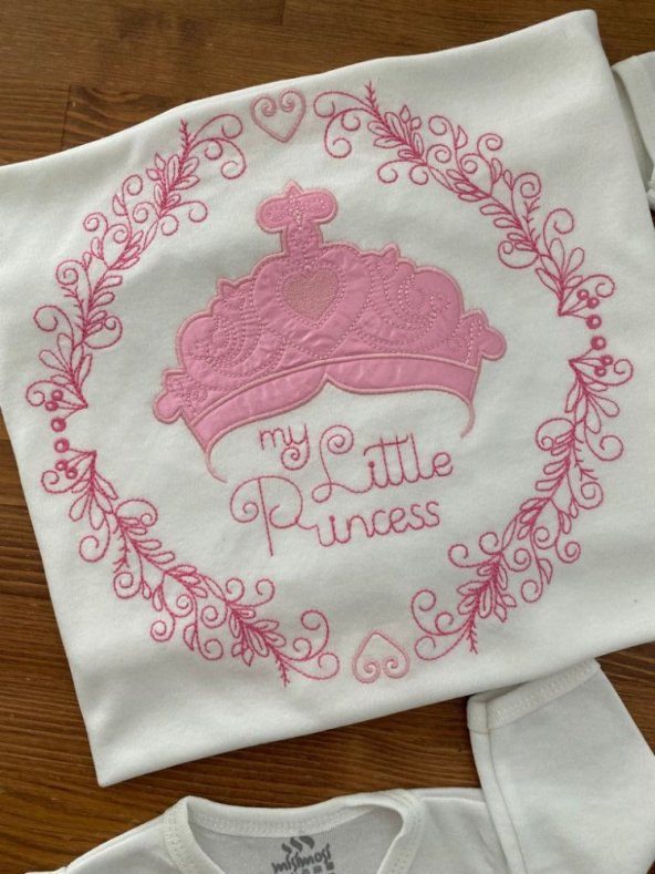 Misimosi 10 Parça Prenses Nakışlı Hastane Çıkışı - 3