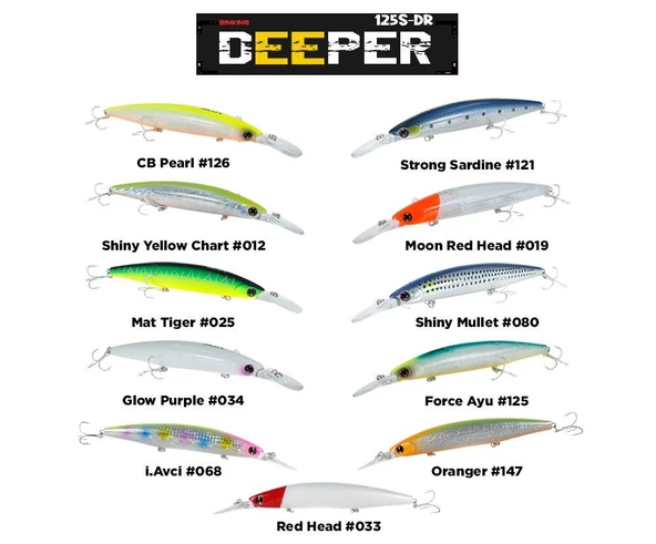 Fujin Deeper 125S-DR Slow Sinking Maket Balık - 2