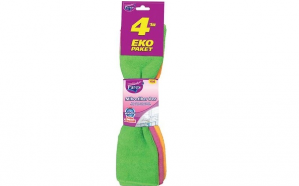 Parex Smart Mikrofiber Temizlik Bezi 4lü Paket