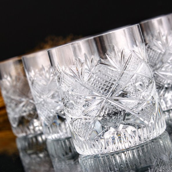 Paşabahçe 6 lı Viski Bardağı Takımı - Göz Dekor - 3