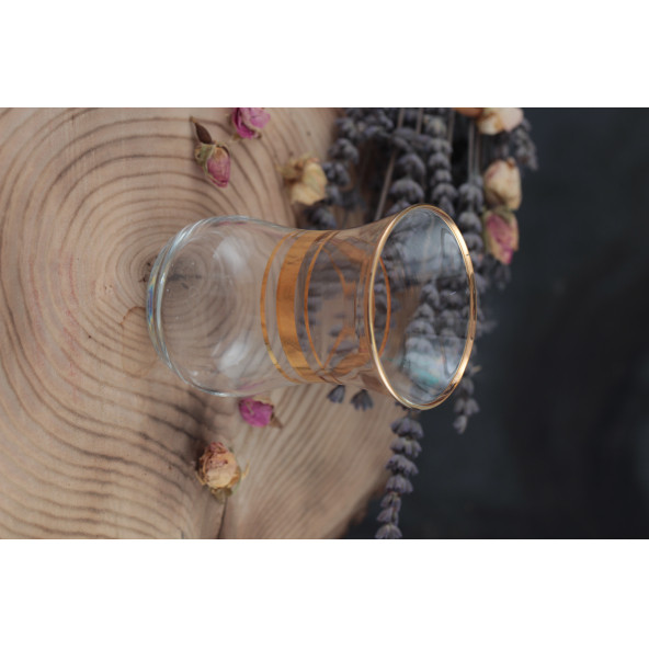 6 Kişilik Paşabahçe Altın Yaldızlı (pby) Bardak Seti - Üsküdar - 3