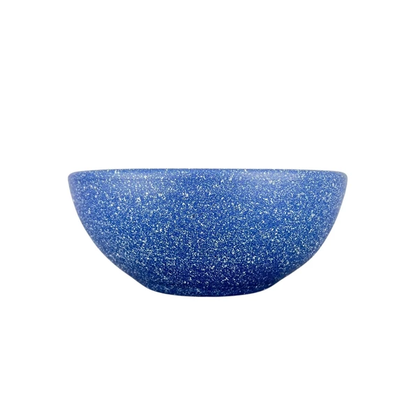 LACİVERT GRANİT BOYALI ARANJMAN-SUNUMLUK TOPRAK SAKSI-20 CM ÇAP ürün görseli