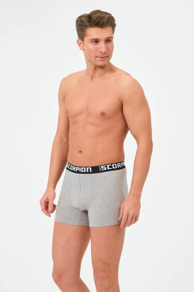 Erkekler İçin %95 Pamuk %5 Elastan Likralı 2 Farklı Renk Siyah-Gri Külot – 6’lı Özel Kutu ürün görseli