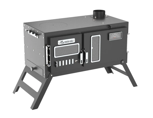 Marina Grill Kuzine Fırınlı Kamp Sobası (Kamp,çadır,kuzine,soba)