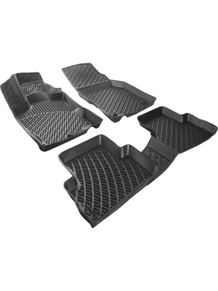 Rizline Fiat Fiorino Panelvan 3D Havuzlu Paspas 2 Parça