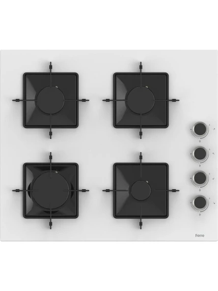 Ferre Steamart-Fryart Serisi Beyaz Set (SS206 + QEP63CB +D078 ) - Emaye Izgara - Resim 2