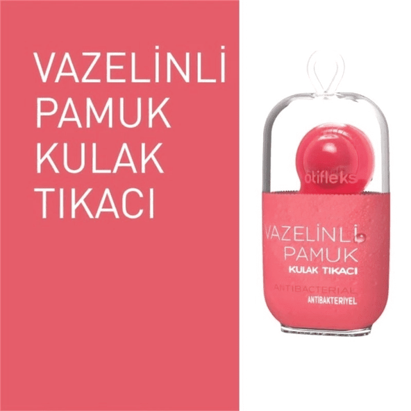 Otifleks Vazelinli Pamuk Kulak Tıkacı2'li