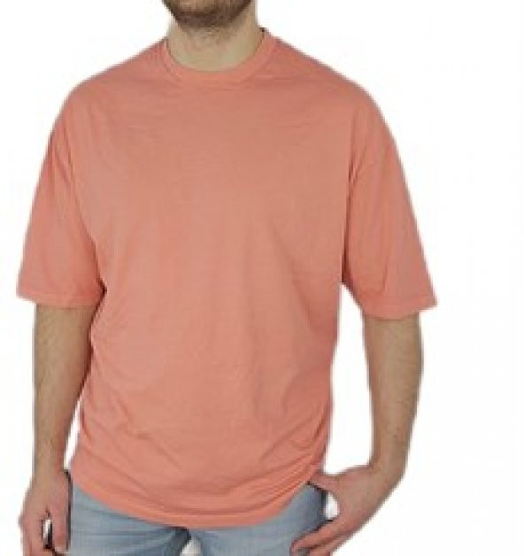 Oversize Erkek Turuncu T-Shirt 10118