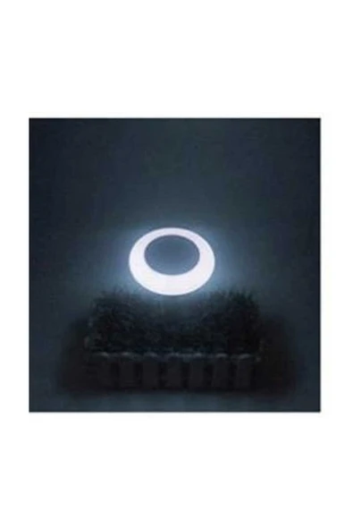 1 Adet Güneş Enerjili, Çok Kaliteli, 5 Watt Beyaz Işık Solar Led Çim, Çiçek, Bahçe, Ağaç Armatürü - 3