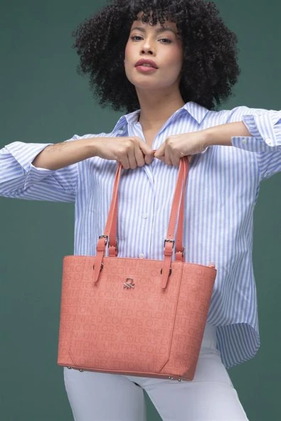 BENETTON MERCAN  KADIN KOL ÇANTASI 1297-2Y4 - Resim 2