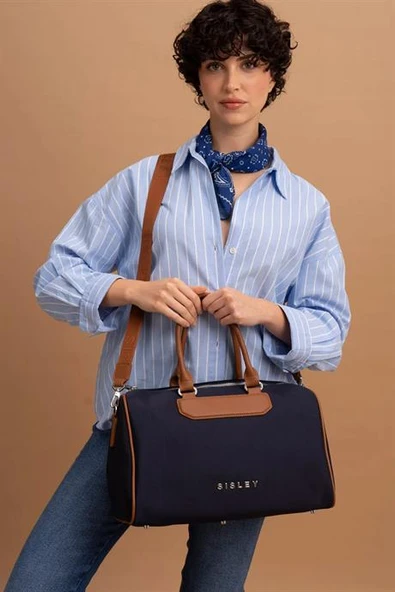 UZUN SAPLI LACİ KADIN SEYAHAT ÇANTASI 025-2Y4 - Resim 2