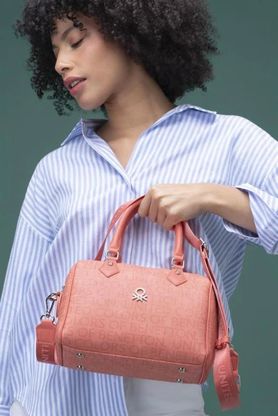 BENETTON MERCAN KADIN EL ÇANTASI 1287-2Y4 - Resim 2