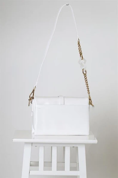 BEYAZ UZUN SAPLI KADIN ÇANTA 26542-2Y4 - Resim 3