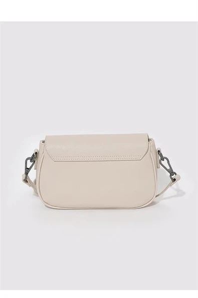 UZUN ASKILI BEJ KADIN ÇAPRAZ ÇANTA 15915-2Y4 - 3